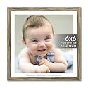 ArtzFolio Customised Wall &amp; Table Photo Frame D643 | Upload Your Photos | Personalized Gift Birthday, Wife, Husband, Anniversary, Parents, Friends | Antique Golden | 6x6 inch (15x15 cms)