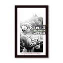ArtzFolio Customised Wall &amp; Table Photo Frame D651 | Upload Your Photos | Personalized Gift Birthday, Wife, Husband, Anniversary, Parents, Friends | Dark Brown | Legal Size | 8.5x14 inch (22x36 cms)