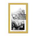 ArtzFolio Customised Wall &amp; Table Photo Frame D651 | Upload Your Photos | Personalized Gift Birthday, Wife, Husband, Anniversary, Parents, Friends | Golden | Legal Size | 8.5x14 inch (22x36 cms)