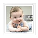 ArtzFolio Customised Wall &amp; Table Photo Frame D643 | Upload Your Photos | Personalized Gift Birthday, Wife, Husband, Anniversary, Parents, Friends | White | 6x6 inch (15x15 cms)