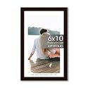 ArtzFolio Customised Wall &amp; Table Photo Frame D645 | Upload Your Photos | Personalized Gift Birthday, Wife, Husband, Anniversary, Parents, Friends | Dark Brown | 6x10 inch (15x25 cms)