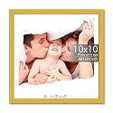 ArtzFolio Customised Wall &amp; Table Photo Frame D652 | Upload Your Photos | Personalized Gift Birthday, Wife, Husband, Anniversary, Parents, Friends | Golden | 10x10 inch (25x25 cms)