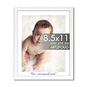 ArtzFolio Customised Wall &amp; Table Photo Frame D650 | Upload Your Photos | Personalized Gift Birthday, Wife, Husband, Anniversary, Parents, Friends | White | Letter Size | 8.5x11 inch (22x28 cms)