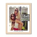 ArtzFolio Customised Wall &amp; Table Photo Frame D644 | Upload Your Photos | Personalized Gift Birthday, Wife, Husband, Anniversary, Parents, Friends | Natural Brown | 6x8 inch (15x20 cms)