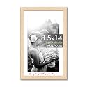 ArtzFolio Customised Wall &amp; Table Photo Frame D651 | Upload Your Photo | Personalized Gift Birthday, Wife, Husband, Anniversary, Parents, Friends | Natural Brown | Legal Size | 8.5x14 inch (22x36 cms)
