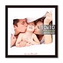 ArtzFolio Customised Wall &amp; Table Photo Frame D652 | Upload Your Photos | Personalized Gift Birthday, Wife, Husband, Anniversary, Parents, Friends | Dark Brown | 10x10 inch (25x25 cms)