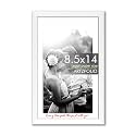 ArtzFolio Customised Wall &amp; Table Photo Frame D651 | Upload Your Photos | Personalized Gift Birthday, Wife, Husband, Anniversary, Parents, Friends | White | Legal Size | 8.5x14 inch (22x36 cms)
