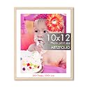 ArtzFolio Customised Wall Photo Frame D653 | Upload Your Photos | Personalized Gift Birthday, Wife, Husband, Anniversary, Parents, Friends | Natural Brown | 10x12 inch (25x30 cms)