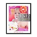 ArtzFolio Customised Wall Photo Frame D653 | Upload Your Photos | Personalized Gift Birthday, Wife, Husband, Anniversary, Parents, Friends | Black | 10x12 inch (25x30 cms)