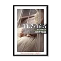 ArtzFolio Customised Wall Photo Frame D654 | Upload Your Photos | Extra Large Size | Gift for Birthday, Wife, Husband, Anniversary, Parents, Friends | Black | A3 Size | 11.7x16.5 inch (30x42 cms)