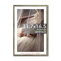 ArtzFolio Customised Wall Photo Frame D654 | Upload Your Photos | Extra Large Size Photo Frame Gift for Birthday, Anniversary, Friends &amp; Family | Antique Golden | A3 Size | 11.7x16.5 inch (30x42 cms)
