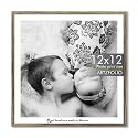 ArtzFolio Customised Wall Photo Frame D655 | Upload Your Photos | Personalized Gift Birthday, Wife, Husband, Anniversary, Parents, Friends | Antique Golden | 12x12 inch (30x30 cms)
