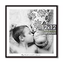 ArtzFolio Customised Wall Photo Frame D655 | Upload Your Photos | Personalized Gift Birthday, Wife, Husband, Anniversary, Parents, Friends | Dark Brown | 12x12 inch (30x30 cms)