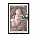 ArtzFolio Customised Wall Photo Frame D656 | Upload Your Photos | Extra Large Size | Gift for Birthday, Wife, Husband, Anniversary, Parents, Friends | Dark Brown | 12x18 inch (30x46 cms)