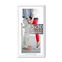 ArtzFolio Customised Wall Photo Frame D659 | Upload Your Photos | Extra Large Size | Gift for Birthday, Wife, Husband, Anniversary, Parents, Friends | White | 15x30 inch (38x76 cms)