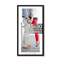 ArtzFolio Customised Wall Photo Frame D659 | Upload Your Photos | Extra Large Size | Gift for Birthday, Wife, Husband, Anniversary, Parents, Friends | Dark Brown | 15x30 inch (38x76 cms)