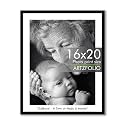 ArtzFolio Customised Wall Photo Frame D661 | Upload Your Photos | Extra Large Size | Gift for Birthday, Wife, Husband, Anniversary, Parents, Friends | Black | 16x20 inch (41x51 cms)
