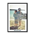ArtzFolio Customised Wall Photo Frame D662 | Upload Your Photos | Extra Large Size | Gift for Birthday, Wife, Husband, Anniversary, Parents, Friends | Black | A2 Size | 16x24 inch (41x61 cms)