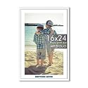 ArtzFolio Customised Wall Photo Frame D662 | Upload Your Photos | Extra Large Size | Gift for Birthday, Wife, Husband, Anniversary, Parents, Friends | White | A2 Size | 16x24 inch (41x61 cms)