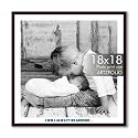 ArtzFolio Customised Wall Photo Frame D663 | Upload Your Photos | Extra Large Size | Gift for Birthday, Wife, Husband, Anniversary, Parents, Friends | Dark Brown | 18x18 inch (46x46 cms)