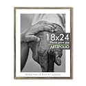 ArtzFolio Customised Wall Photo Frame D664 | Upload Your Photos | Extra Large Size | Gift for Birthday, Wife, Husband, Anniversary, Parents, Friends | Antique Golden | 18x24 inch (46x61 cms)