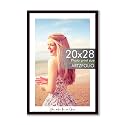 ArtzFolio Customised Wall Photo Frame D668 | Upload Your Photos | Extra Large Size | Gift for Birthday, Wife, Husband, Anniversary, Parents, Friends | Dark Brown | 20x28 inch (51x71 cms)