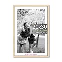ArtzFolio Customised Wall Photo Frame D669 | Upload Your Photos | Extra Large Size | Gift for Birthday, Wife, Husband, Anniversary, Parents, Friends | Natural Brown | 20x30 inch (51x76 cms)