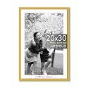 ArtzFolio Customised Wall Photo Frame D669 | Upload Your Photos | Extra Large Size | Gift for Birthday, Wife, Husband, Anniversary, Parents, Friends | Golden | 20x30 inch (51x76 cms)