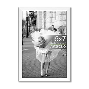 artzfolio customized wall amp table photo frame d617  upload your photos  photo gift for birthday wife husband anniversary parents friends  white  8x12 inch 20x30 cms
