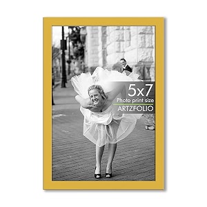 artzfolio customized wall amp table photo frame d611  upload your photos  photo gift for birthday wife husband anniversary parents friends  golden  5x7 inch 13x18 cms