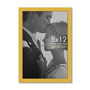 artzfolio customized wall amp table photo frame d617  upload your photos  photo gift for birthday wife husband anniversary parents friends  white  8x12 inch 20x30 cms