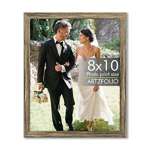 artzfolio customized wall amp table photo frame d615  upload your photos  photo gift for birthday wife husband anniversary parents friends  antique golden  8x10 inch 20x25 cms