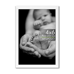 artzfolio customized wall amp table photo frame d610  upload your photos  photo gift for birthday wife husband anniversary parents friends  white  4x6 inch 10x15 cms