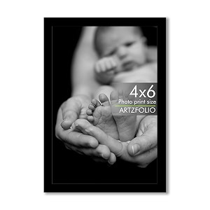 artzfolio customized wall amp table photo frame d610  upload your photos  photo gift for birthday wife husband anniversary parents friends  black  4x6 inch 10x15 cms
