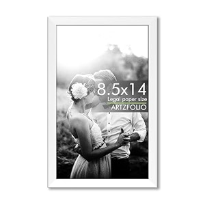 artzfolio customized wall amp table photo frame d620  upload your photos  photo gift for birthday wife husband anniversary parents friends  white  legal size  85x14 inch 22x36 cms