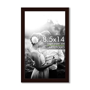 artzfolio customized wall amp table photo frame d620  upload your photos  photo gift for birthday wife husband anniversary parents friends  dark brown  legal size  85x14 inch 22x36 cms
