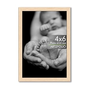 artzfolio customized wall amp table photo frame d610  upload your photos  photo gift for birthday wife husband anniversary parents friends  natural brown  4x6 inch 10x15 cms