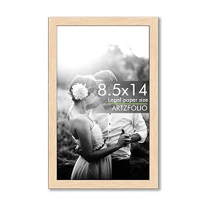 artzfolio customized wall amp table photo frame d620  upload your photos  photo gift for birthday wife husband anniversary parents friends  natural brown  legal size  85x14 inch 22x36 cms