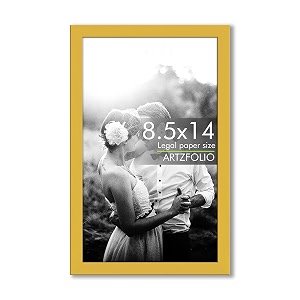 artzfolio customized wall amp table photo frame d620  upload your photos  photo gift for birthday wife husband anniversary parents friends  golden  legal size  85x14 inch 22x36 cms