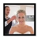 ArtzFolio Customized Wall &amp; Table Photo Frame D616 | Upload Your Photos | Photo Gift for Birthday, Wife, Husband, Anniversary, Parents, Friends | Black | 8x8 inch (20x20 cms)