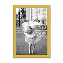 ArtzFolio Customized Wall &amp; Table Photo Frame D611 | Upload Your Photos | Photo Gift for Birthday, Wife, Husband, Anniversary, Parents, Friends | Golden | 5x7 inch (13x18 cms)