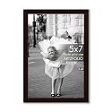 ArtzFolio Customized Wall &amp; Table Photo Frame D611 | Upload Your Photos | Photo Gift for Birthday, Wife, Husband, Anniversary, Parents, Friends | Dark Brown | 5x7 inch (13x18 cms)
