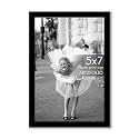 ArtzFolio Customized Wall & Table Photo Frame D611 | Upload Your Photos | Photo Gift for Birthday, Wife, Husband, Anniversary, Parents, Friends | Black | 5x7 inch (13x18 cms)