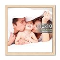 ArtzFolio Customized Wall &amp; Table Photo Frame D621 | Upload Your Photos | Photo Gift for Birthday, Wife, Husband, Anniversary, Parents, Friends | Natural Brown | 10x10 inch (25x25 cms)