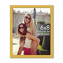 ArtzFolio Customized Wall &amp; Table Photo Frame D613 | Upload Your Photos | Photo Gift for Birthday, Wife, Husband, Anniversary, Parents, Friends | Golden | 6x8 inch (15x20 cms)