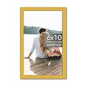 ArtzFolio Customized Wall &amp; Table Photo Frame D614 | Upload Your Photos | Photo Gift for Birthday, Wife, Husband, Anniversary, Parents, Friends | Golden | 6x10 inch (15x25 cms)