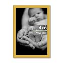 ArtzFolio Customized Wall &amp; Table Photo Frame D610 | Upload Your Photos | Photo Gift for Birthday, Wife, Husband, Anniversary, Parents, Friends | Golden | 4x6 inch (10x15 cms)