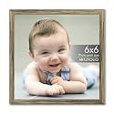 ArtzFolio Customized Wall &amp; Table Photo Frame D612 | Upload Your Photos | Photo Gift for Birthday, Wife, Husband, Anniversary, Parents, Friends | Antique Golden | 6x6 inch (15x15 cms)