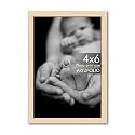 ArtzFolio Customized Wall &amp; Table Photo Frame D610 | Upload Your Photos | Photo Gift for Birthday, Wife, Husband, Anniversary, Parents, Friends | Natural Brown | 4x6 inch (10x15 cms)