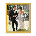 ArtzFolio Customized Wall & Table Photo Frame D615 | Upload Your Photos | Photo Gift for Birthday, Wife, Husband, Anniversary, Parents, Friends | Golden | 8x10 inch (20x25 cms)